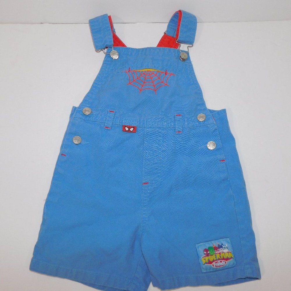 Spiderman Blue and Red Kids Overalls